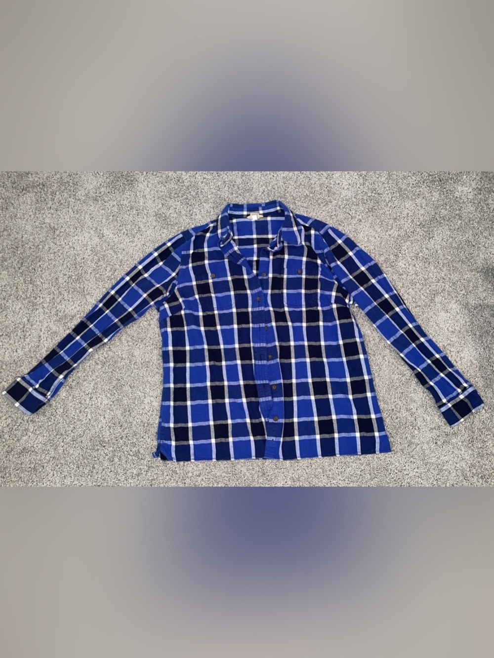 Duluth Trading Men's Plaid Cotton Shirt Size XL